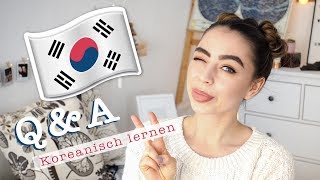 Koreanisch lernen QampA 🇰🇷 Tipps Apps Bücher [upl. by Kataway]