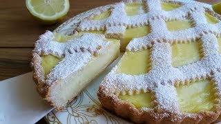 Crostata alla crema di limoni RICETTA PERFETTA e FACILE [upl. by Annirac]