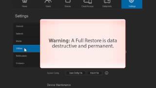 WD My Cloud Restoring the Systems Factory Settings  Full Restore [upl. by Reibaj]