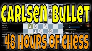 ♚ World Champion Magnus Carlsen  A Compilation of Bullet Chess Matchups  48 Hours of Carlsen Chess [upl. by Tlevesoor]