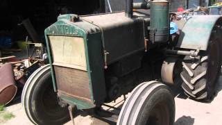 Starting and driving a 1938 Bolinder Munktell model 25 tractor [upl. by Siver]