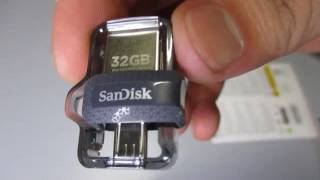 Sandisk OTG Dual Drive 32GB From Lazada [upl. by Bolitho]