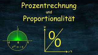 Zusammenhang von Prozentrechnung und Proportionalität [upl. by Cassidy804]