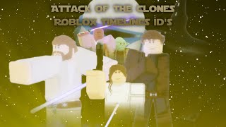 Attack of the Clones Suits  Roblox Timelines ID’s [upl. by Breanne524]