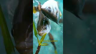 archerfish si ikan pemanah youtubeshorts keunikanhewan animals [upl. by Eyk]