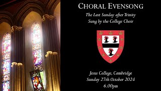 Choral Evensong – 271024 [upl. by Nelle]