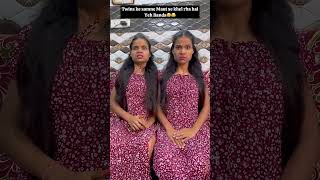 Wait for twins sister reaction 😵🤣 trend twins funny comedy brothersister drawing ytshorts [upl. by Atinit]