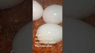 egg karahi masala simple recipe bye Maira cooking 4 and beauty tips and remedyshort video viral [upl. by Annay]