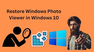 How to Restore Windows Photo Viewer in Windows 10 Using Registry Editor  GearUpWindows Tutorial [upl. by Oiratno]