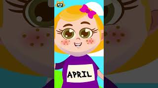 The Months Song  Songs for Toddlers nurseryrhymes kidssongs  Miniyo Kids [upl. by Gish]