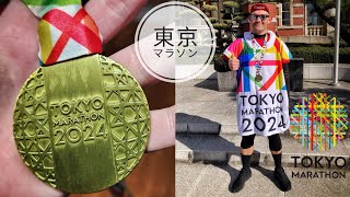 Running the Tokyo Marathon  2024  東京 マラソン [upl. by Alekal208]