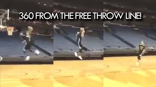 When ZACH LAVINE did a 360 from the FREE THROW LINE [upl. by Ainesell]