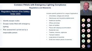 Common Pitfalls with Emergency Lighting  MampE building services cpd webinar by CIBSE West Midlands [upl. by Nnaarual]