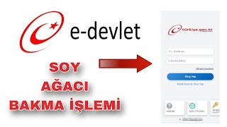 E Devlet Soy Ağacı Nasıl Bakılır  E Devlet Alt Üst Soy Ağacı Sorgulama [upl. by Kile]