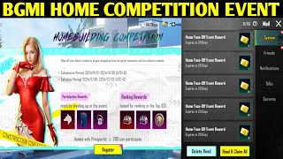 😍BGMI NEW HOME COMPETITION EVENT  HOW TO USE HOME VOTE IN BGMI  GET FREE COMPANION SET [upl. by Elisee]