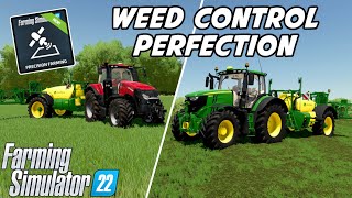 Weed Control Perfect Score Trick  Precision Farming  Farming Simulator 22 [upl. by Howe]