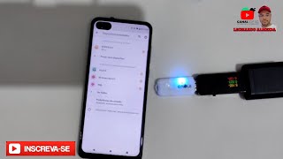 Carregando o celular sem fio com dispositivo Bluetooth será que da certo [upl. by Nettirb]