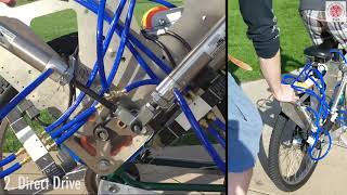 Fluid Power Vehicle Challenge  hydraulic bike [upl. by Kciredec781]