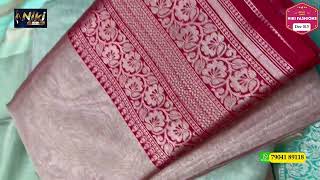 Glam Up Your Wedding Look Bridal Tissue Sarees with Classy Lining Blouse by Niki Fashions [upl. by Garibold]