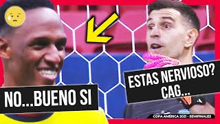 ESTO DIJO DIBU a LOS JUGADORES DE COLOMBIA Yerry MinaBorja ►Argentina VS COLOMBIA 2021 PENALES [upl. by Sardse]