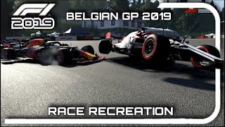 F1 2019 GAME RECREATING THE 2019 BELGIAN GP [upl. by Akcemat411]