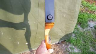 Custom Bighorn Recurve Bow [upl. by Halullat]