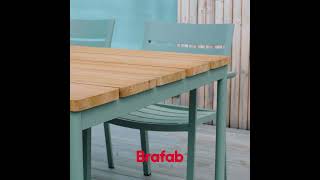 Brafab quotDeliaquot Gartenstuhl amp quotNoxquot Gartentisch in der Trendfarbe Dusty Green [upl. by Aehsa]