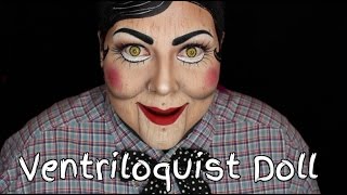 Ventriloquist Dummy Halloween Makeup Tutorial [upl. by Giliane]