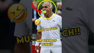 MR BEAN OF TENNIS 🤣  Mansour Bahrami Funny Moments MUST WATCH sports shorts tennis funny [upl. by Anyat]