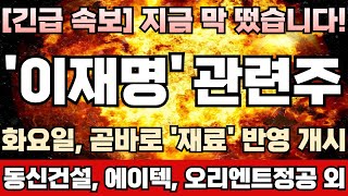 이재명관련주 주가전망 탄핵 정국 후폭풍 내일 단기 폭락 가능성 높은 이유 주포 세력 크게 올리기위해선 대단위 매물 소화 과정 반드시 필요하다 이재명관련주완벽분석 [upl. by Dorehs588]