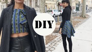 DIY Coudre un Crop Top amp Jupette How to DIY a Crop top amp skirt [upl. by Davies]