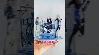 Custom acrylic standee💗 keychain acrylickeychain acryliccharm acryliccharms art rotate [upl. by Lorrad817]