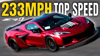 2025 Corvette ZR1 Just Hit 233 MPH in Top Speed Run [upl. by Eivi173]