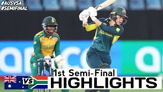 Australia Women Vs South Africa Women ICC T20 World cup Semi final Highlights  AUSW Vs SAWMatch [upl. by Kelvin955]