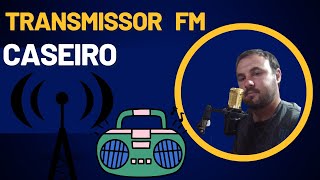 TRANSMISSOR FM CASEIRO COM POUCOS COMPONENTES MATERIAL RETIRADO DE SUCATA como montar tx fm [upl. by Kadner]