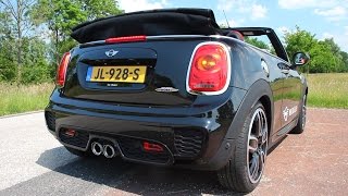 2017 MINI John Cooper Works Convertible  SOUND amp ACCELERATIONS [upl. by Attirb]