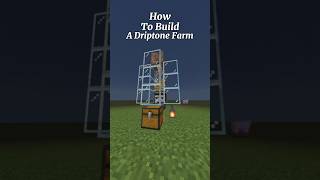 How To Build The Easiest Dripstone Farm In Minecraft minecraft subscribe [upl. by Frame]