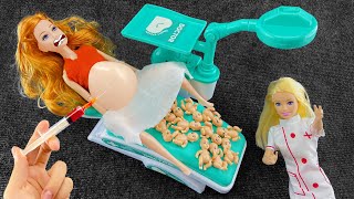 Satisfying Unboxing Doctor Pregnant Many baby Toys Ambulance Tiny Collection ASMR  Tiny Toys World [upl. by Constantia]