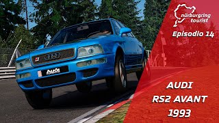 El primer Rennsport AUDI RS2 Avant 1993 🚘 Assetto Corsa  Nurburgring Tourist EP 14 [upl. by Hermie]