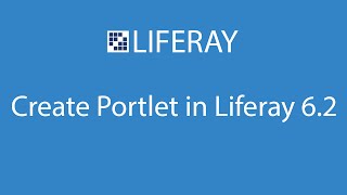 Liferay 62 tutorial  Create portlet in liferay 6 2 [upl. by Shandy]