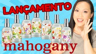 COLEÇÃO ÁGUAS INTENSAS LANÇAMENTO PERFUMARIA MAHOGANY [upl. by Cathleen]