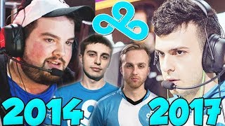 The Complete Evolution Of Cloud9 2014  2017 [upl. by Nayk]