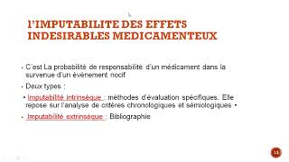 cour15 la pharmacovigilance [upl. by Bunow]