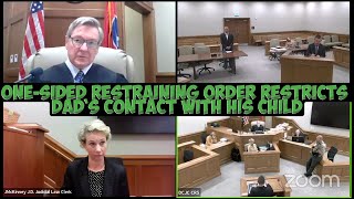 OneSided Restraining Order Restricts Dads Contact with His Child [upl. by Vite]