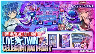 Evil☆TwinLive☆Twin Celebration Party  Opening amp Live Duel【Master Duel】 [upl. by Neelyt17]