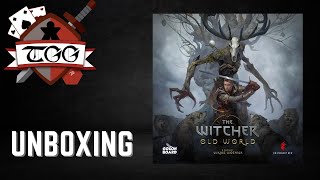 The Witcher Old World Board Game Unboxing [upl. by Barden]