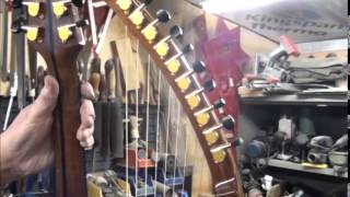 Doug Wilkes 24 String Harp Lyre April 2014 [upl. by Nim]