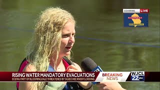 Evacuation ordered in Bloomingdale due to flooding [upl. by Aneroc]