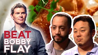 Beat Bobby Flay Potstickers Challenge  Full Episode Recap  S4 E1  Food Network [upl. by Wildon12]