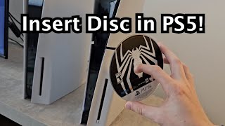 How to Insert Disc in PS5 quotSlimquot or PS5 [upl. by Hodosh511]